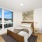 Model bedroom with large window